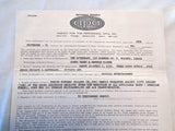 Original Signed APA Contract - The River Boat - March  1972 - Toronto Canada