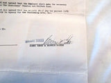 Original Signed APA Contract - The River Boat - March  1972 - Toronto Canada