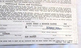 Original Signed APA Contract - University of Waterloo - Toronto, ON - 1972