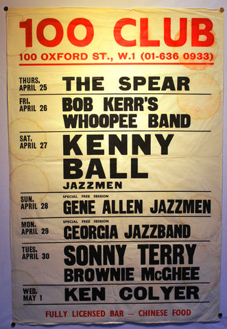 100 CLUB - LONDON, ENGLAND 1974