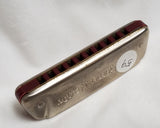 Sonny Terry Estate Harmonica - Golden Melody Item #59  Key of B