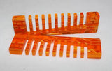 Built to Order Double Reed Plate Manji with Fancy Acrylic Comb