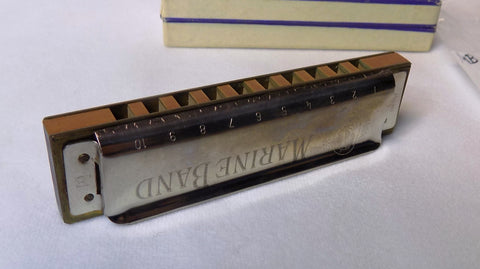 Sonny Terry Estate Harmonica - Marine Band #188-89 Key of E