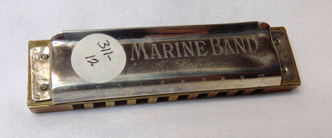 Sonny Terry Estate Harmonica - Marine Band - Key of C Item #311-12