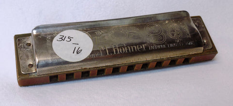 Sonny Terry Estate Harmonica - Marine Band - Key of Cs Item #315-16