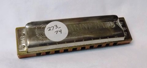 Sonny Terry Estate Harmonica - Marine Band - Key of Bb Item #273-74