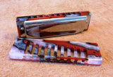 Built to Order Double Reed Plate Special 20 with Fancy Acrylic Comb