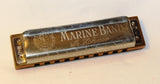 Sonny Terry Estate Harmonica - Marine Band #343-44 Key of F#