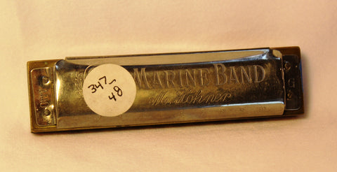 Sonny Terry Estate Harmonica - Marine Band #347-48 Key of G