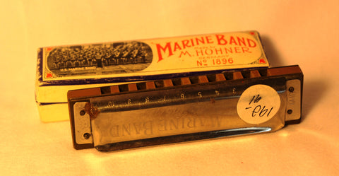 Sonny Terry Estate Harmonica - Marine Band #190-91 Key of Eb
