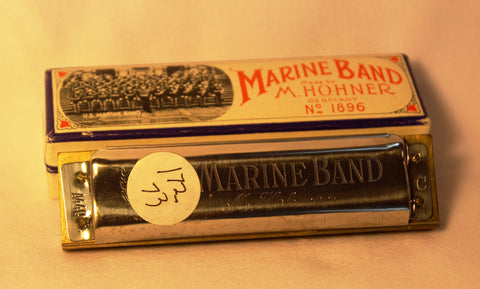 Sonny Terry Estate Harmonica - Marine Band #172-73 Key of C