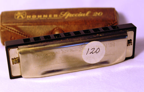 Sonny Terry Estate Harmonica - Hohner Marine Band Special 20 - Item # 120  Key of A