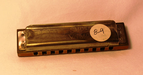 Sonny Terry Estate Harmonica - Echo Super Vamper #8-9  Key of B