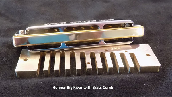 Built to Order Custom Big River Harp with a Brass Comb – Blue Moon