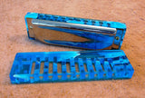 Built to Order Double Reed Plate Special 20 with Fancy Acrylic Comb