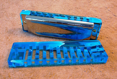 Built to Order Double Reed Plate Special 20 with Fancy Acrylic Comb