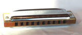 Hohner Blue Midnight, Cross Harp Reed Plates, Key of B, Leopardwood Comb
