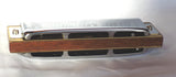 Hohner Blue Midnight, Cross Harp Reed Plates, Key of B, Leopardwood Comb
