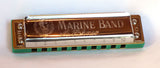 Hohner Marine Band 1896, Key of C, Custom Green Dupont™ Corian®  Comb