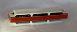 Hohner Big River, Key of Eb, Hot Red Corian Comb, Gloss White Powder Coated  Covers