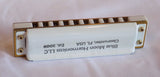 Hohner Marine Band Crossover, Key of C, Glacier White Dupont™ Corian®  Comb, White Powder Coated Covers