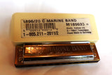 Hohner Marine Band 1896, Key of C, Slate PaperStone® Comb