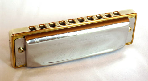 Double Reed Plate Hohner Special 20 Key of G, Brass Comb