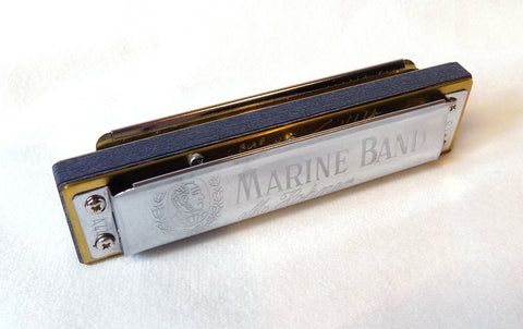 Hohner Marine Band 1896, Key of C, Azure PaperStone® Comb