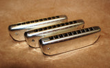 Ready-to-Go Plated Hohner Golden Melody - Chrome Plated Comb and Silver Plated Covers