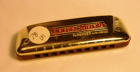 Sonny Terry Estate Harmonica - Golden Melody Item #78(03)  Key of F