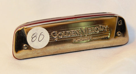 Sonny Terry Estate Harmonica - Golden Melody Item #80  Key of G