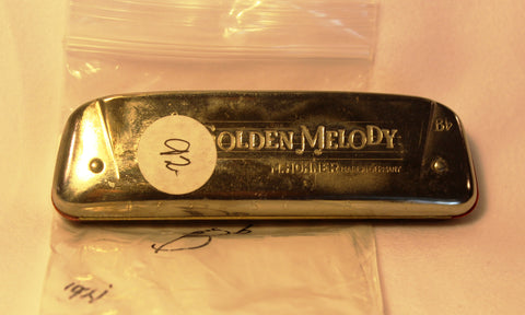 Sonny Terry Estate Harmonica - Golden Melody Item #92  Key of Bb