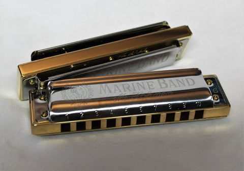 Built to Order Double Reed Plate Marine Band 1896 - Brass Comb
