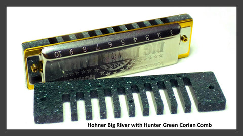 Built to Order Custom Big River Harp with a Solid Surface Comb – Blue Moon  Harmonicas LLC
